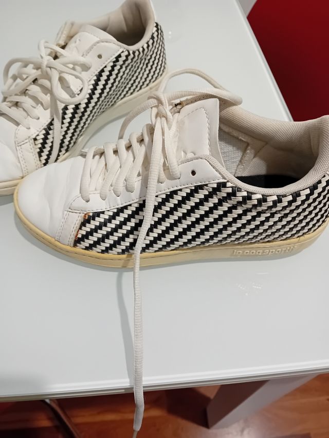 Sneakers le Coq Sportif bianche e nere