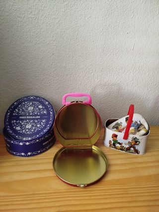 3 Cajas metálicas por 4€