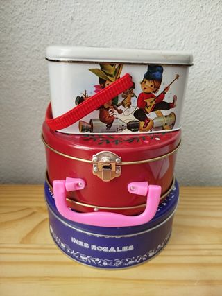 3 Cajas metálicas por 4€