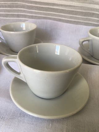 Juego de café porcelana - 6 tazas
