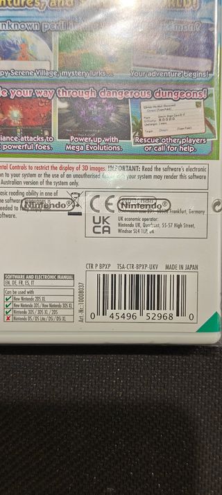 Juego Pokemon super mystery dungeon