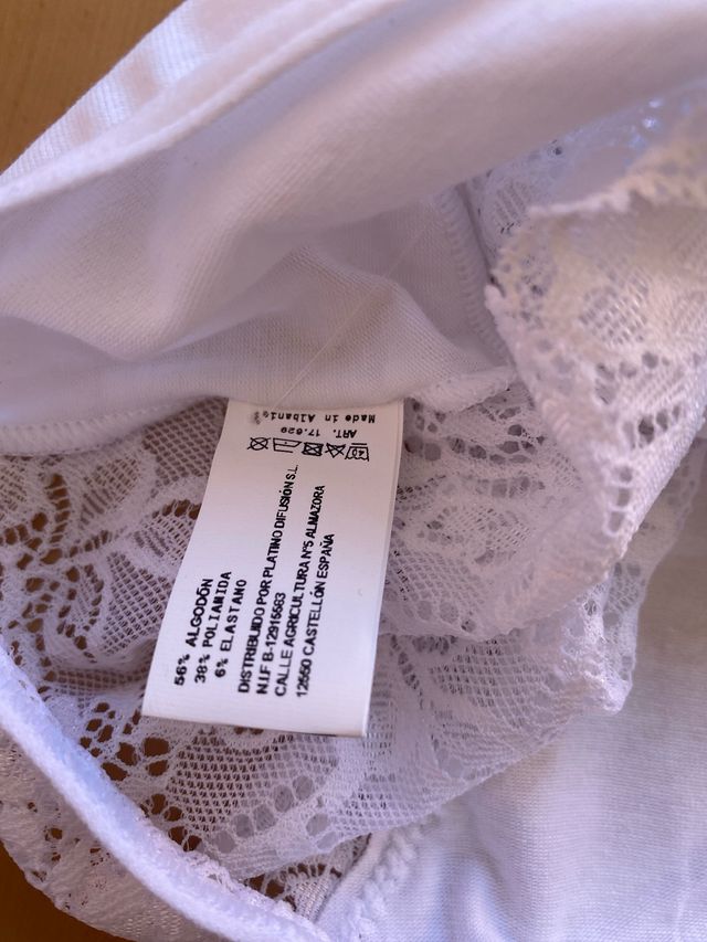 Bragas con encaje tallas M,L,XL