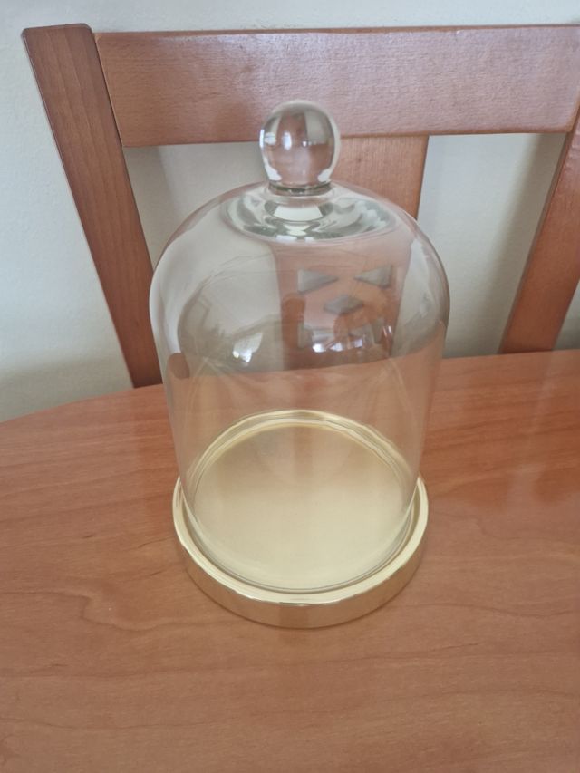 Cúpula cristal dorada - Decoración