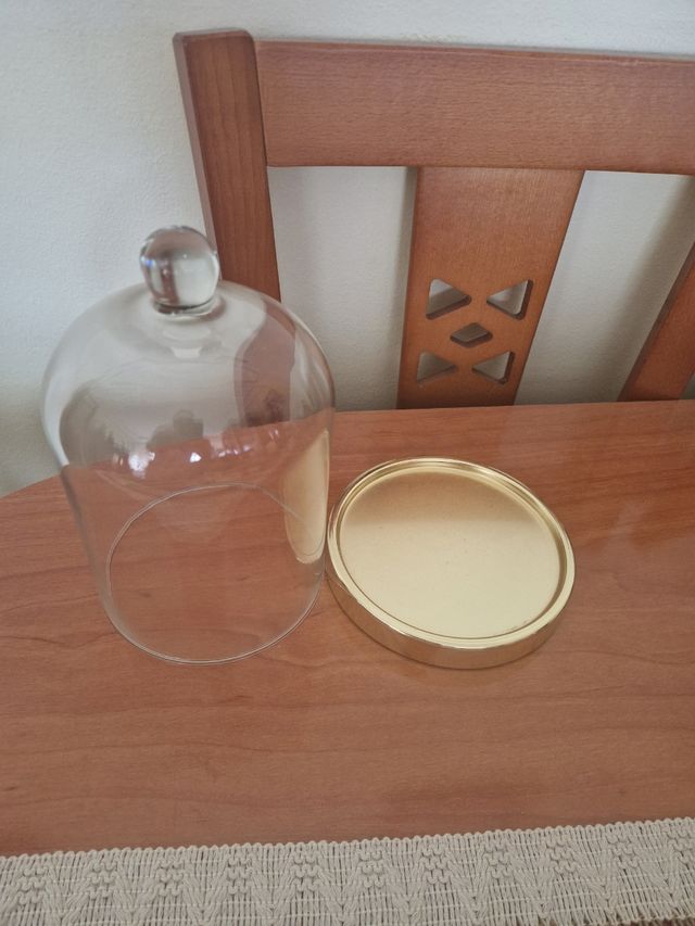 Cúpula cristal dorada - Decoración