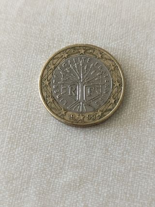 Moneda 1 euro Francia 1999