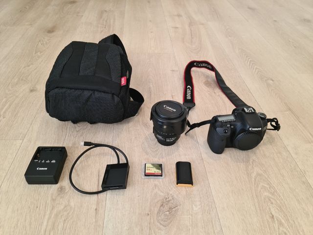Canon EOS 7D, EFS 15-85mm, 64 GB