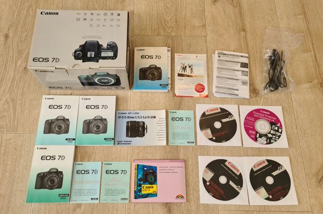 Canon EOS 7D, EFS 15-85mm, 64 GB