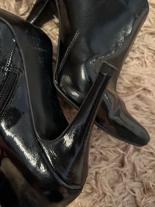 Botines negros Cuple charol