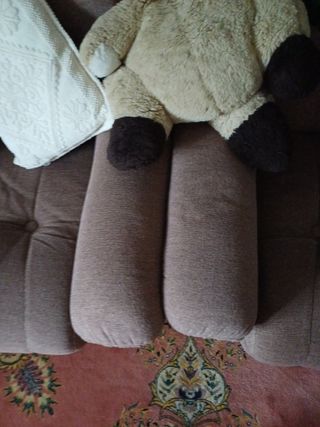 Divanoletto e 2 poltrone stoffa 