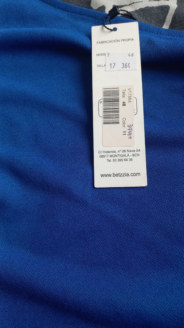 Top azul talla 46