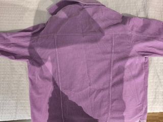 Chaqueta pana lila Zara