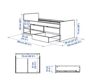 Cama Släkt con colchón