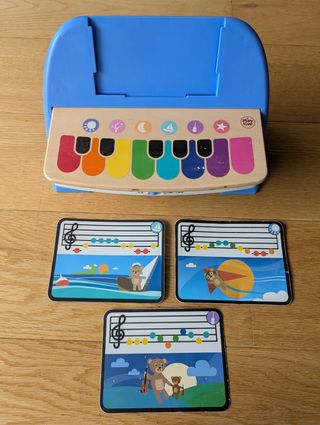 Juguete musical madera piano Magic touch