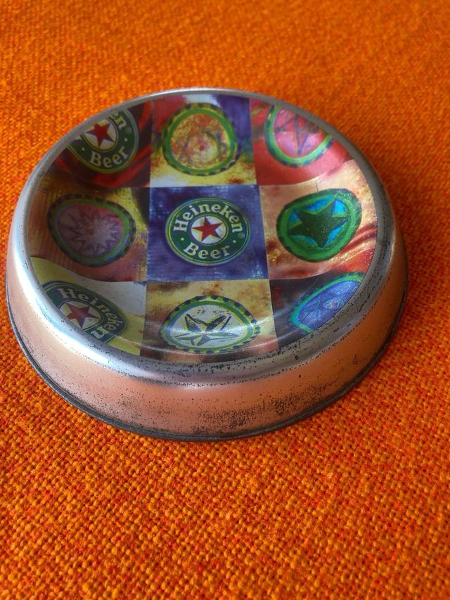 Cenicero Heineken vintage metal
