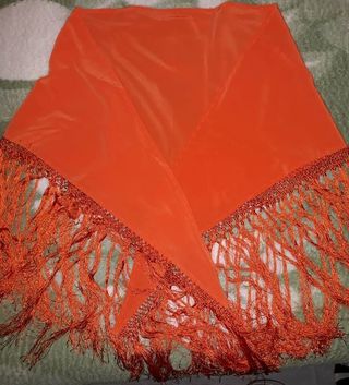 Traje gitana rojo y blanco