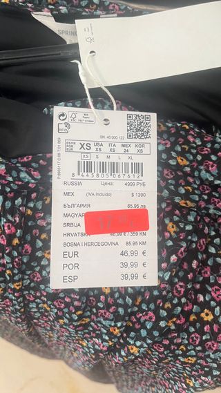 Vestido midi flores multicolor