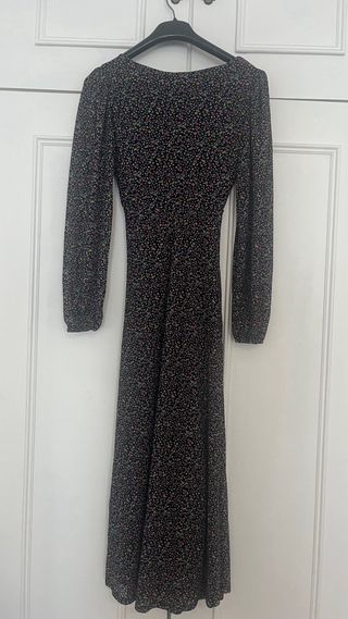 Vestido midi flores multicolor