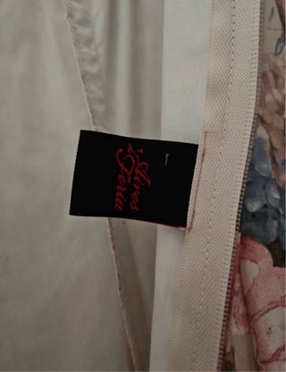 Traje de flamenca S flores rosa