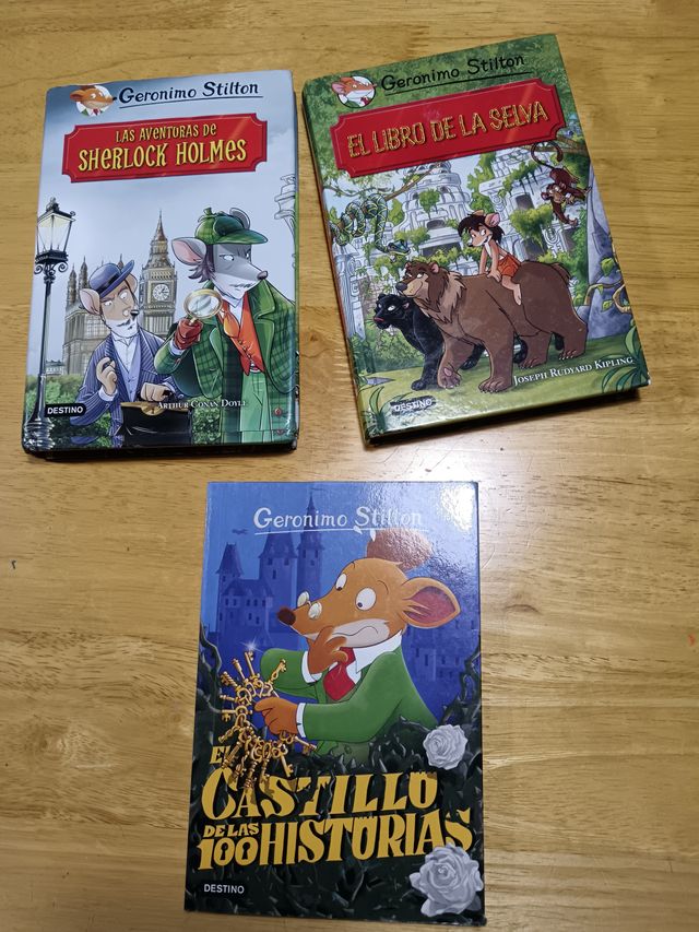 Lote libros Geronimo Stilton 