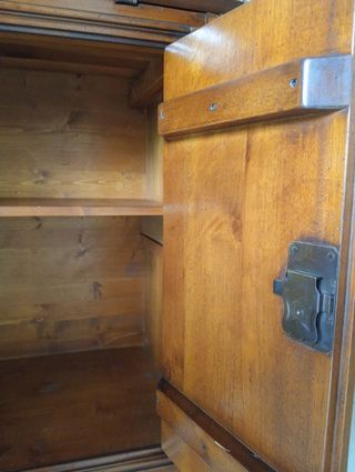 Scrittoio ribattina legno di noce