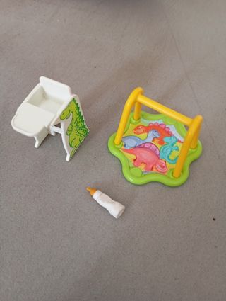 Playmobil Bebé: Silla, columpio & biberón
