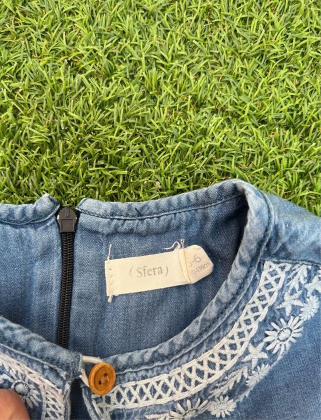 Vestido vaquero niña Sfera