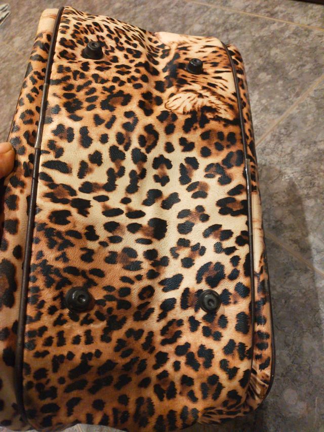 Bolso viaje leopard print nuevo