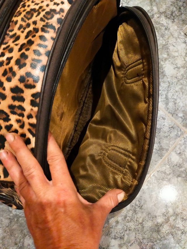Bolso viaje leopard print nuevo