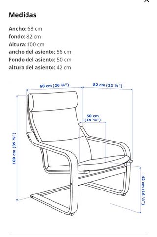 Sillon escandinavo de madera natural y Piel