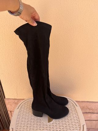 Botas altas negras mujer