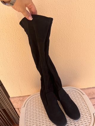 Botas altas negras mujer