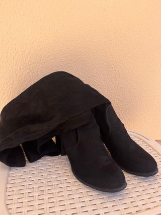 Botas altas negras mujer