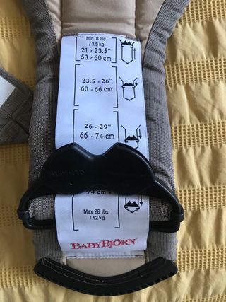 Mochila portabebés BabyBjörn Marrón grisáceo