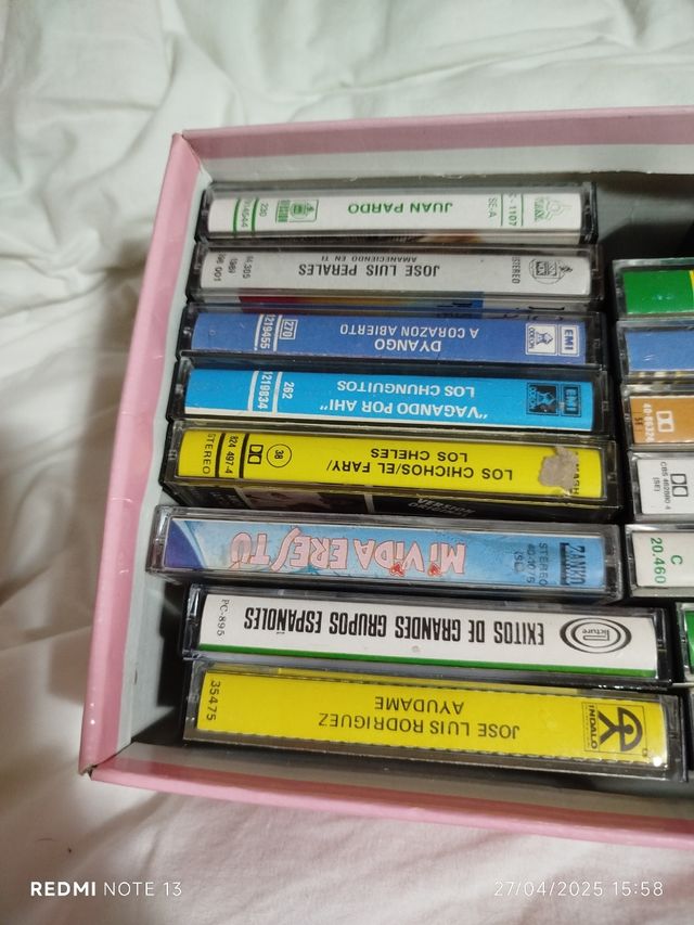 Cintas casete varios artistas