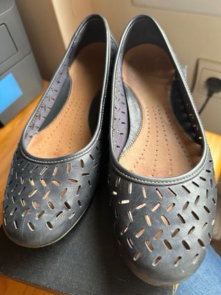 Bailarinas Clarks negras talla 38