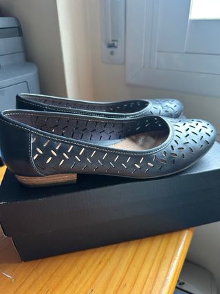 Bailarinas Clarks negras talla 38