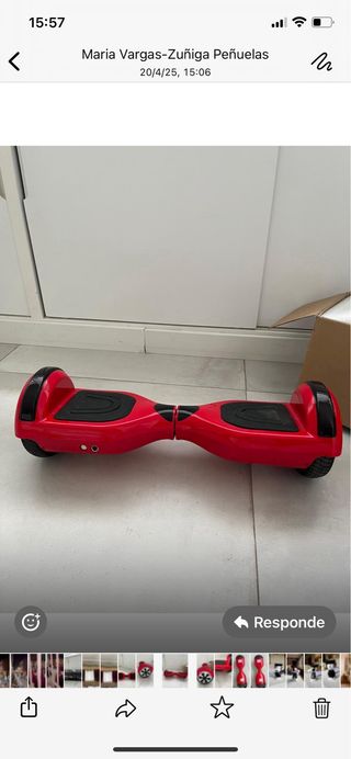 Monopatín eléctrico InnJoo H4 rojo