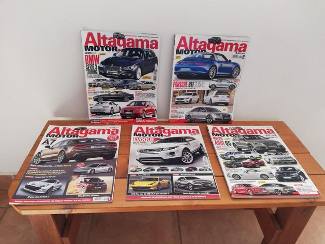 Vendo 9 revistas de automóviles Altagama