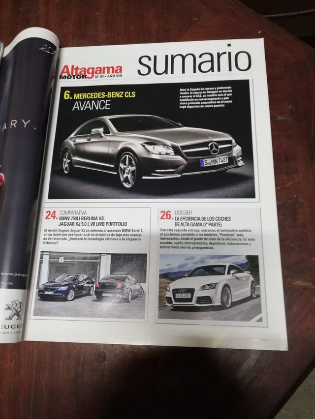 Vendo 9 revistas de automóviles Altagama