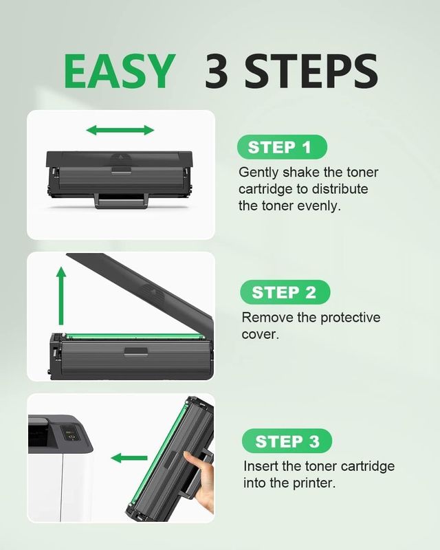 Cartucho de tóner W1106A Pack de 2. Color negro.