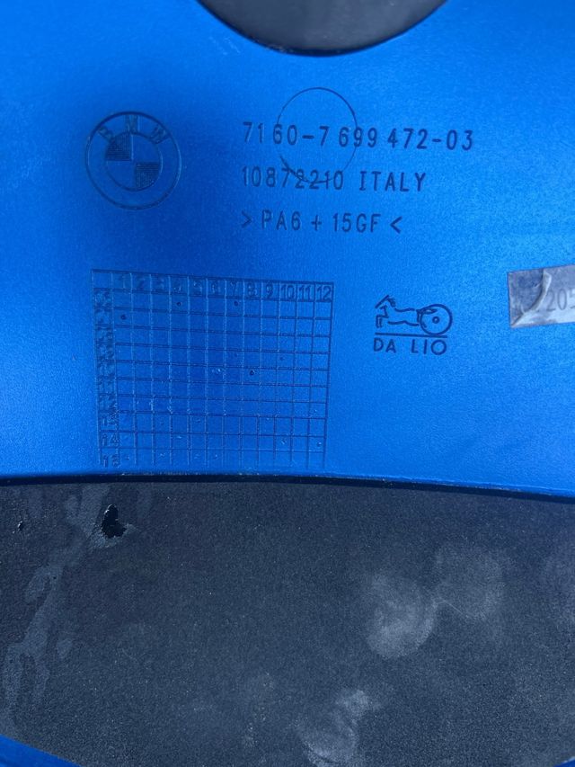 Colín BMW F800R azul