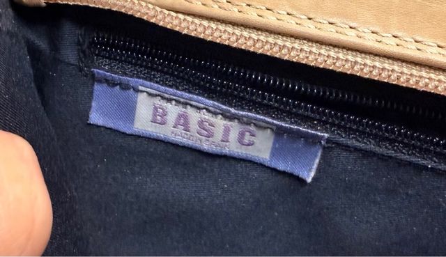 Bolso hombro piel camel