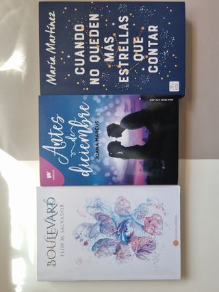 Pack 3 novelas juveniles