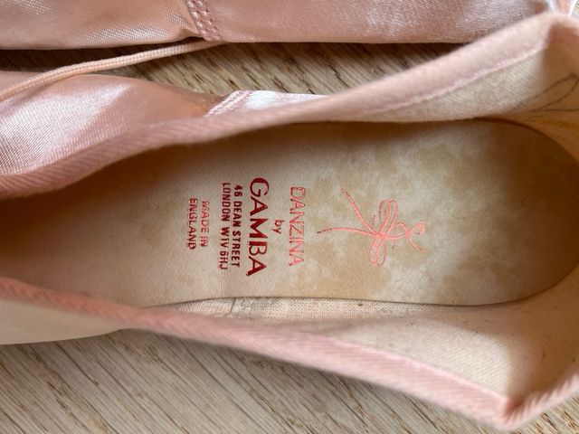 Zapatillas ballet raso gamba inglesas  tala 36