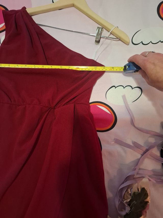 Vestido asimétrico color buedeos