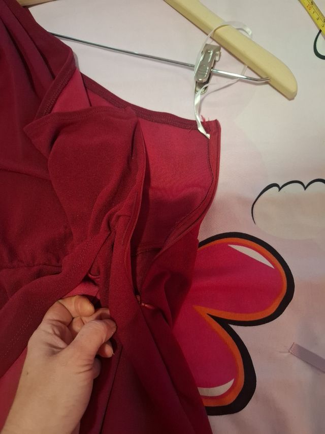 Vestido asimétrico color buedeos