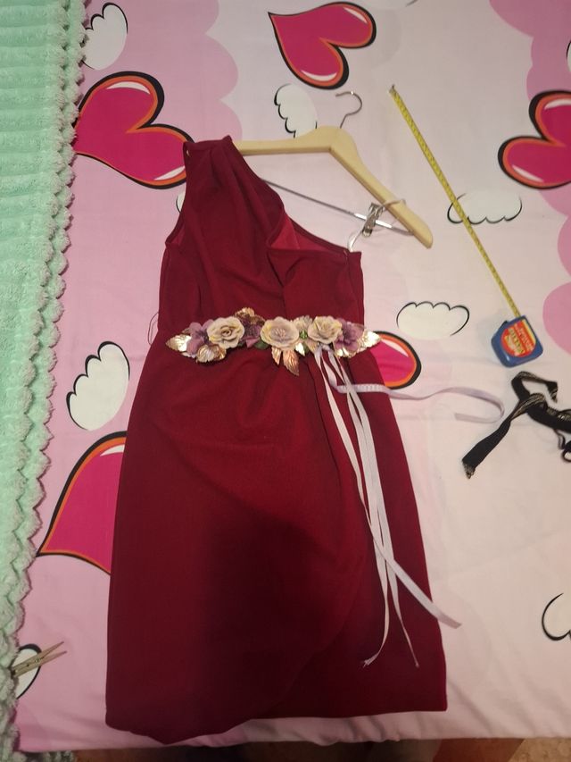 Vestido asimétrico color buedeos