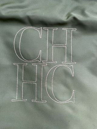 Bolso original carolina herrera verde de hombro