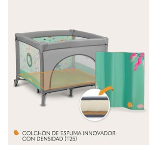 Cuna de viaje y parque infantil 2 en 1