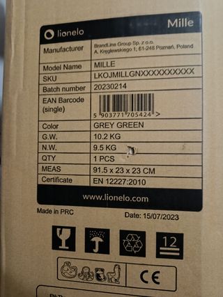 Cuna de viaje y parque infantil 2 en 1